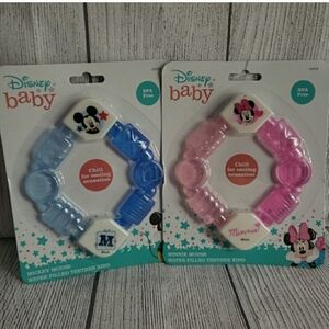 Disney Teething Rings - Mickey &‎ Minnie 2PK
